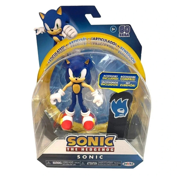 JAKKS Pacific Sonic the Hedgehog Knuckles Jewel Sonic Snowboard Lot - Picture 3 of 4